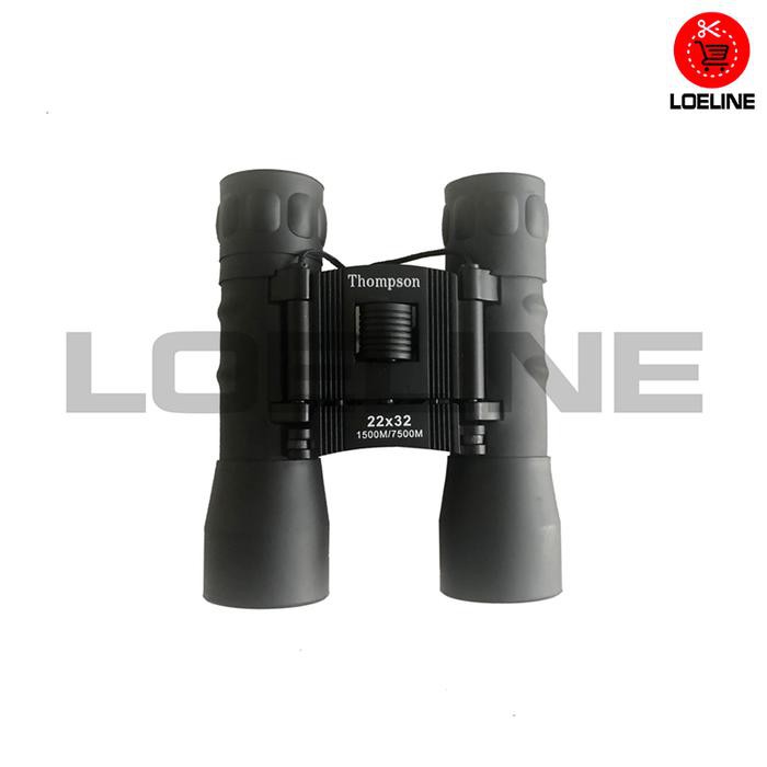 Teropong Thompson 22X32 Binocular Zoom 22 X 32 Kekeran Bagus Murah - Hitam