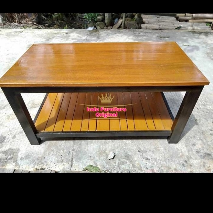 Meja Ruang Tamu - Meja Kopi Lesehan Murah Kayu Kalimantan