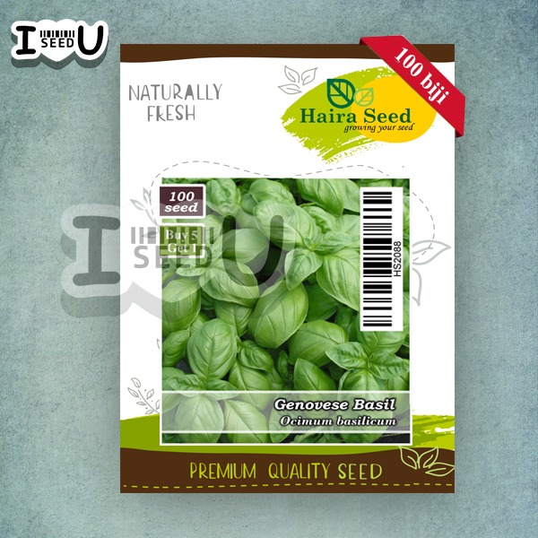 Haira Seed Bibit-Biji Basil Genovese