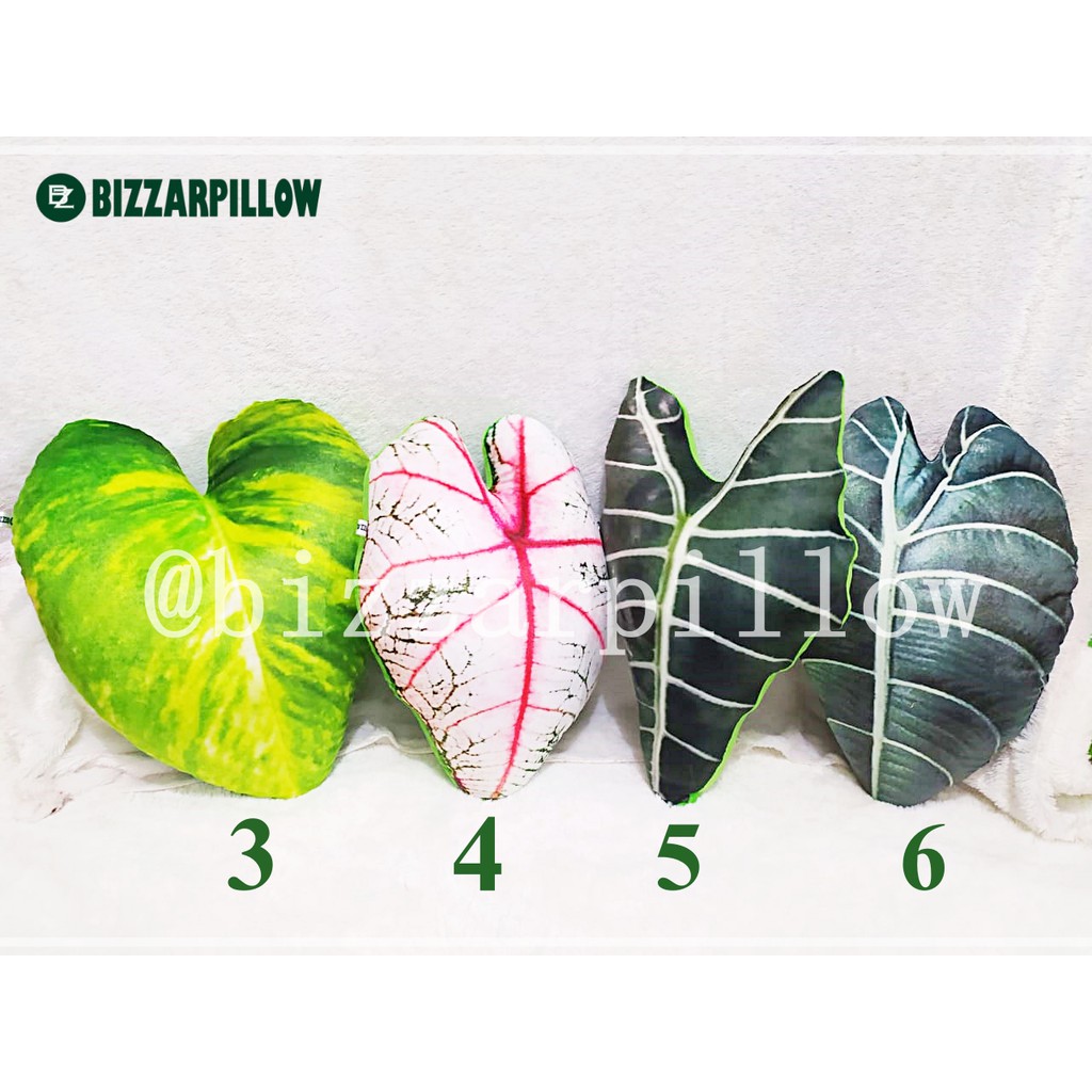 Bizzarpillow Bantal Bentuk Daun Tamanan Hias Size M BZ150