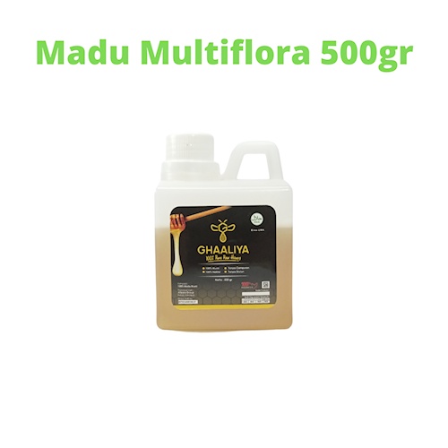 

(Multiflora) Madu Asli Murni Sehat RAW Ghaaliya Nektar Multiflora 500gr