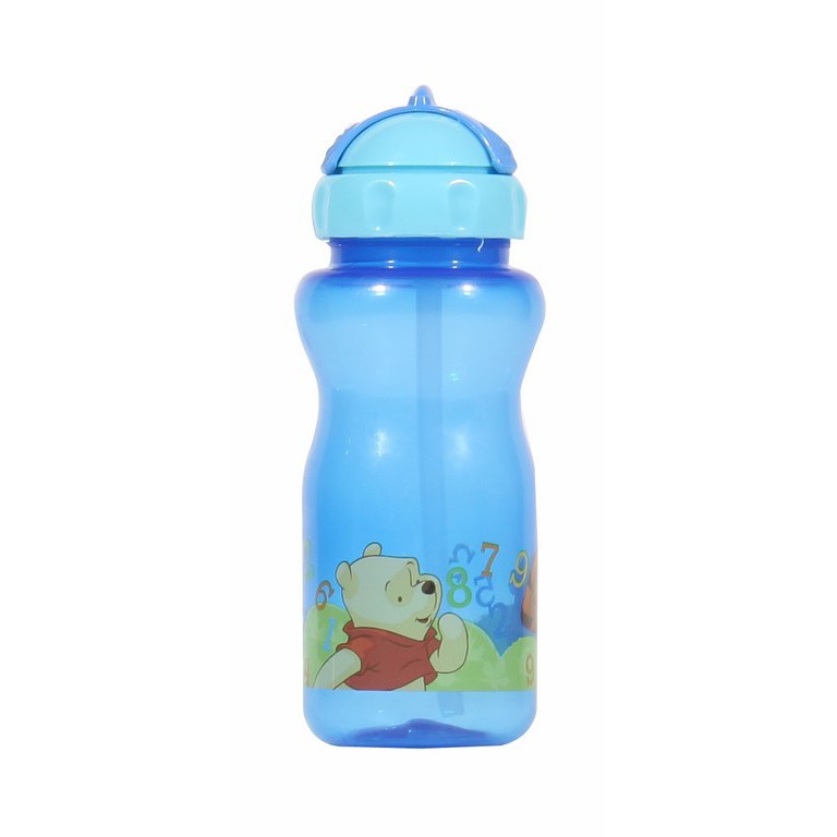 Winnie The Pooh Bottle With Straw / Botol Minum Anak Dengan Sedotan (Wtp 07-053)