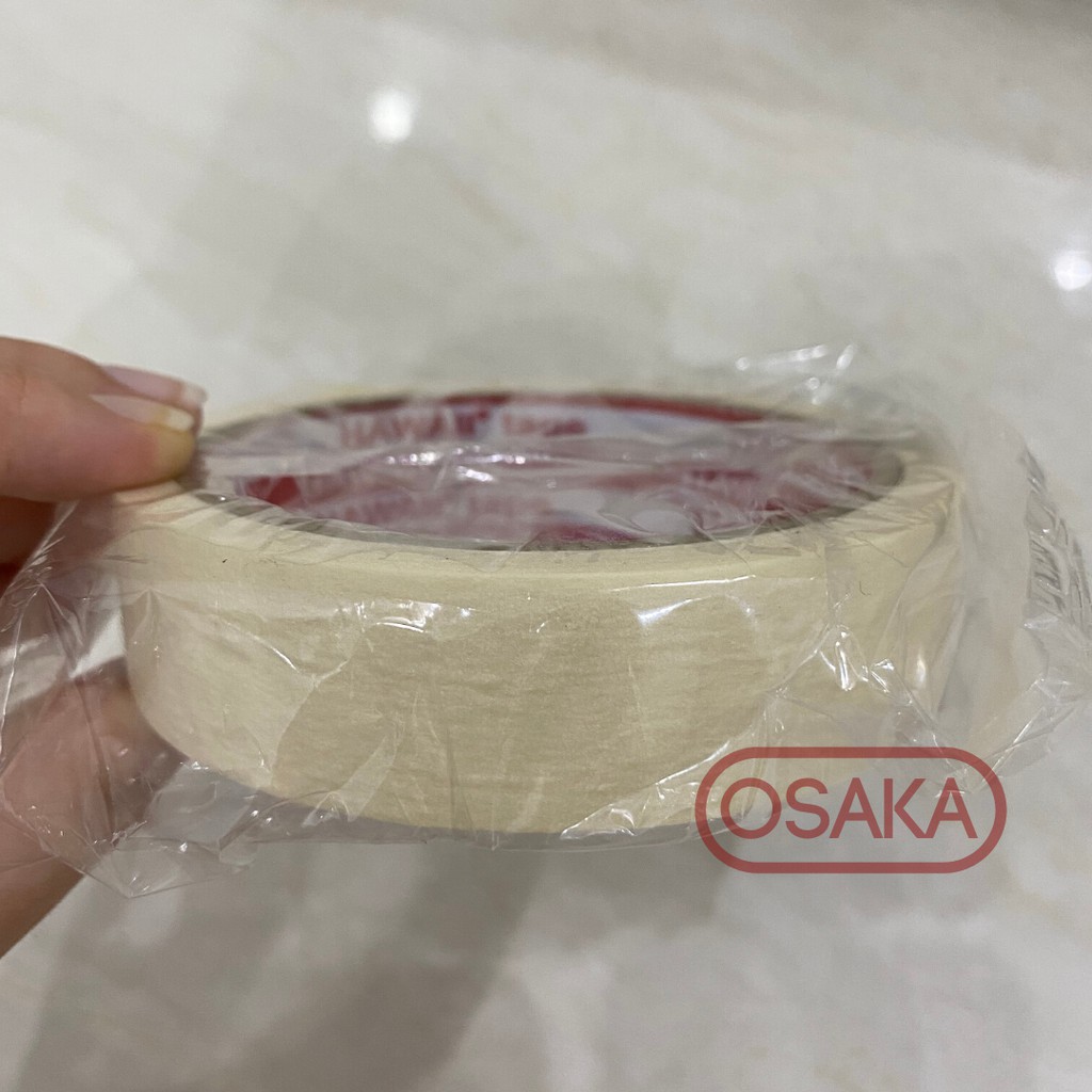 

Masking Tape / Lakban Kertas Hawaii 23mm / 1 inch x 20 yard