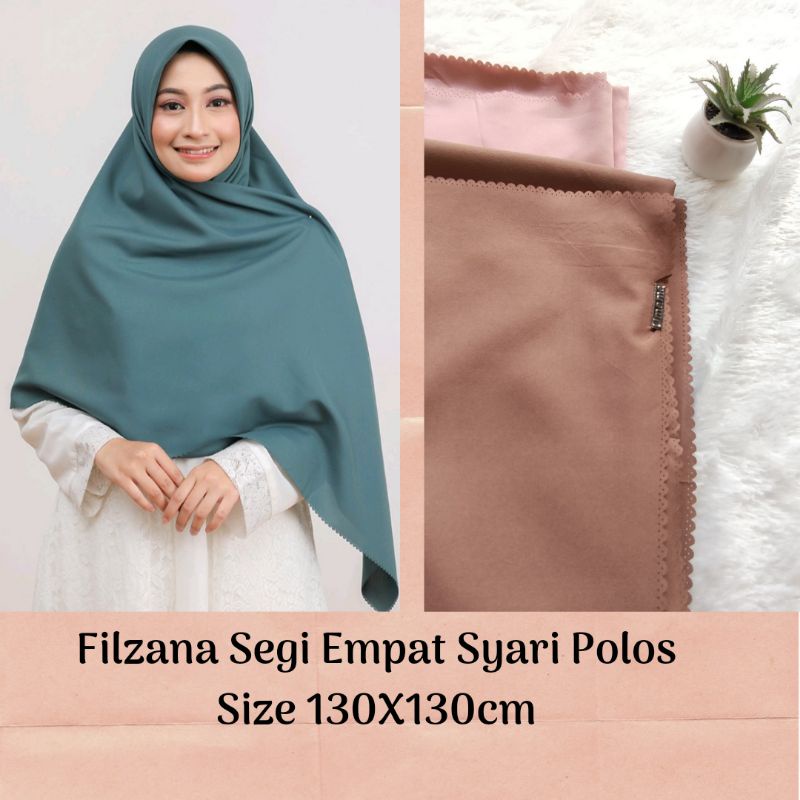 JILBAB SEGI EMPAT VOAL SYARI POLOS