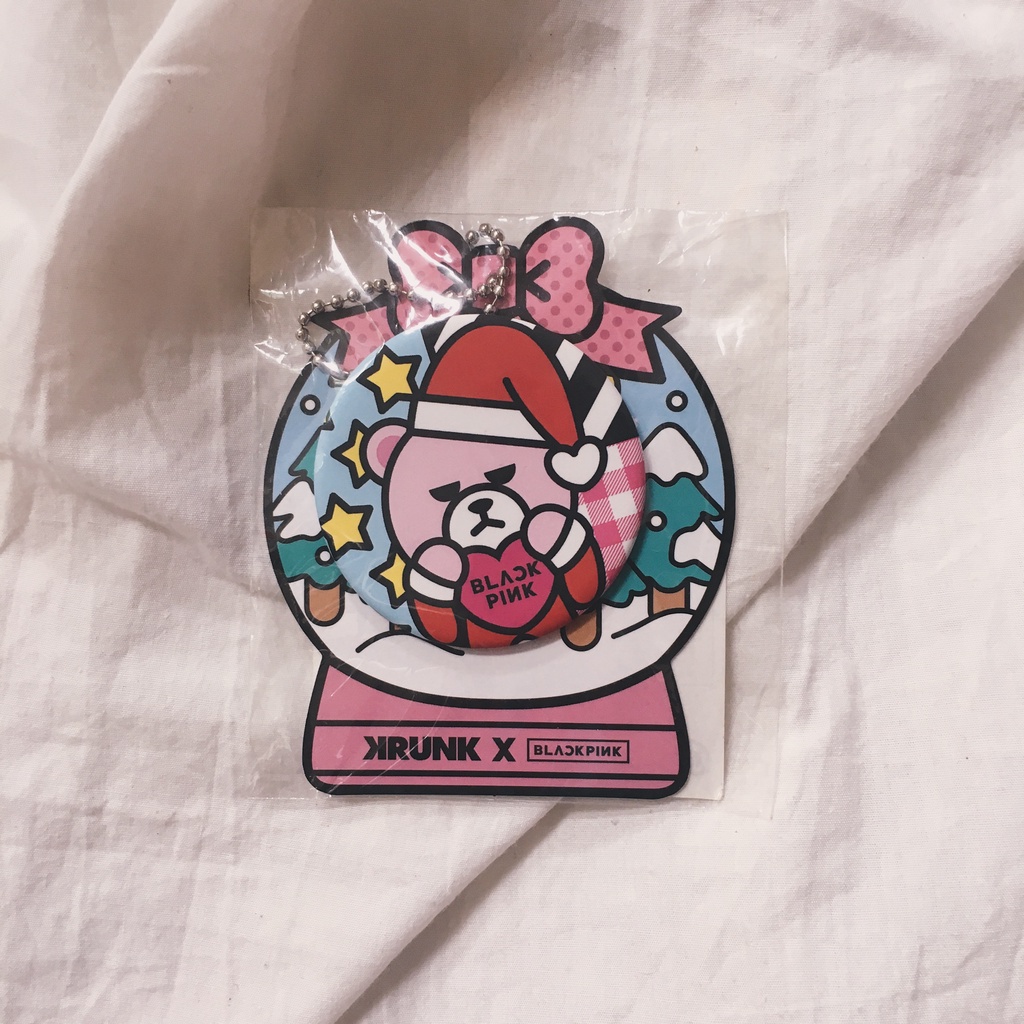 BLACKPINK × KRUNK ARENA TOUR 2018 CAN BADGE JPN JAPAN OFFICIAL IN YOUR AREA JENNIE JISOO LISA ROSE P