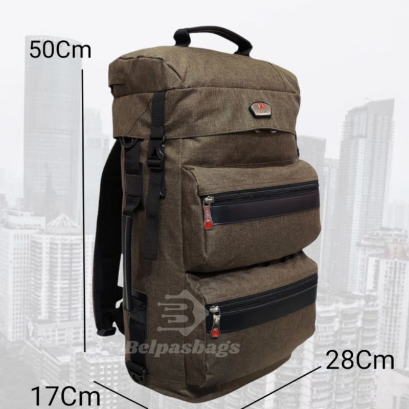 Tas ransel laptop tas travel traveling multi fungsi polo Ace