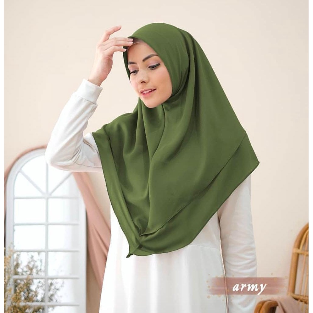 Jilbab Instan Tanpa Pet Jilbab Aisya Premium Jilbab Instan Tanpa Pet Jilbab Segiempat Instan Polycot