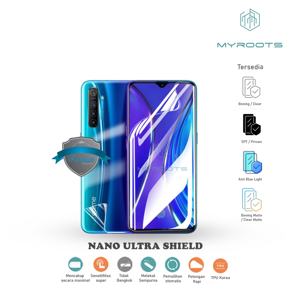 ANTI GORES JELLY HYDROGEL REALME XT U1 C2 X2 DEPAN BELAKANG SCREEN PROTECTOR