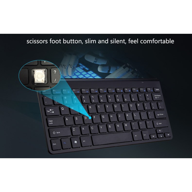 Kimsnot Wireless Keyboard Mouse Combo 2.4G - JP106 - Golden