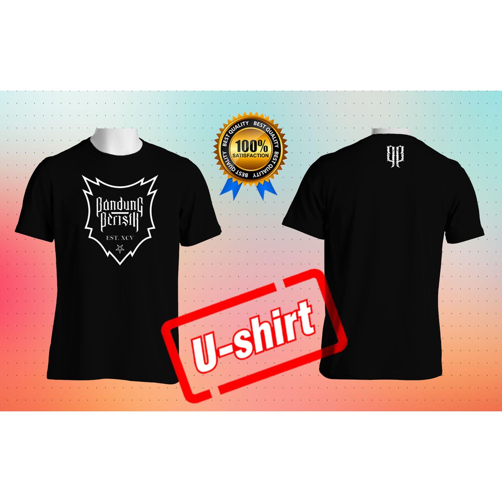 BAJU KAOS BANDUNG BERISIK SIMPLE ELEGANT PRIA&WANITA U-SHIRT