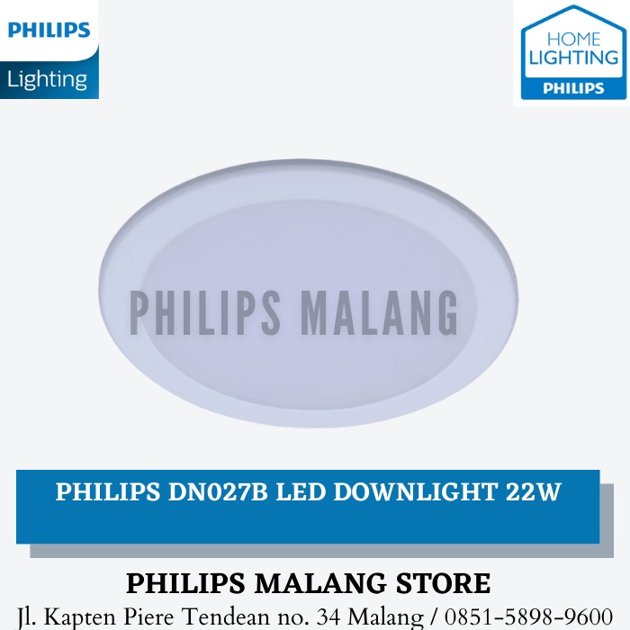 Philips DN027B G2 LED 22W lampu plafon murah downlight murah philips