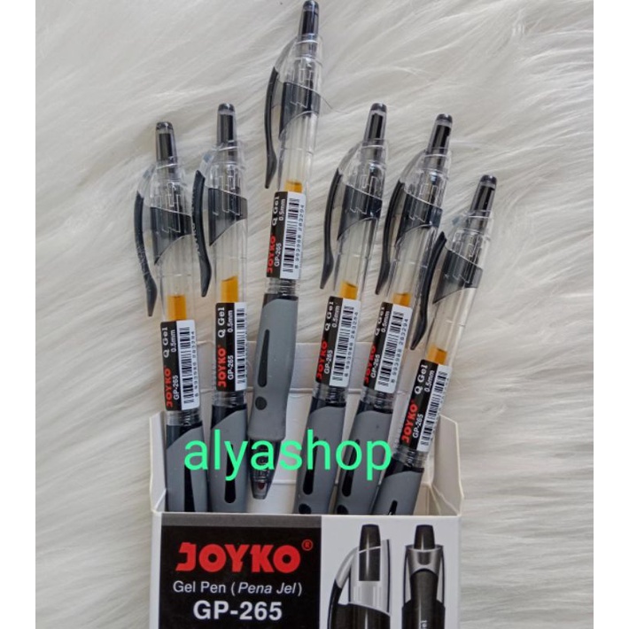 GEL PEN JOYKO GP-265 Q Gel (0.5MM) TINTA HITAM