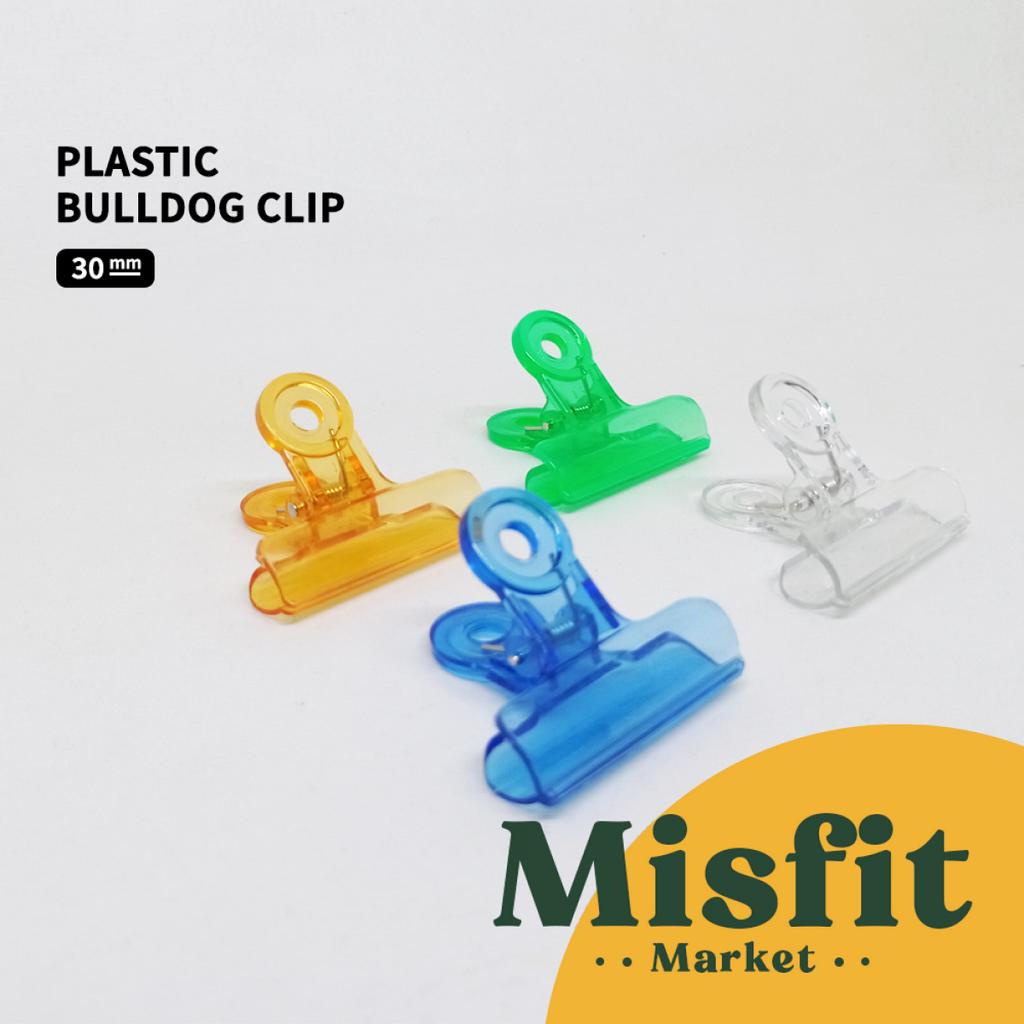

Plastic Bulldog Clip Paper Clip Warna Warni Penjepit Klip Kertas 50 30 mm