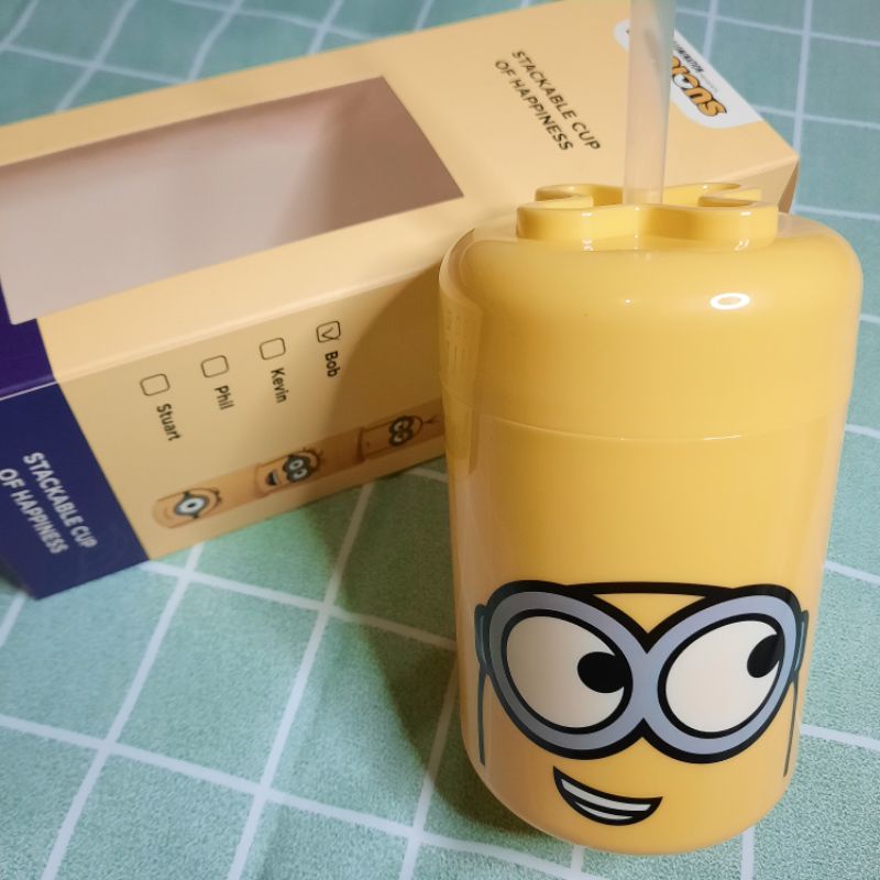 Ready Stock Stackable Cup Minions X Chatime (Botol Minion)