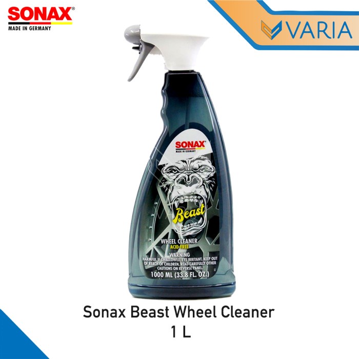 Sonax Beast Wheel Cleaner 1 L Pembersih Velg Roda Mobil