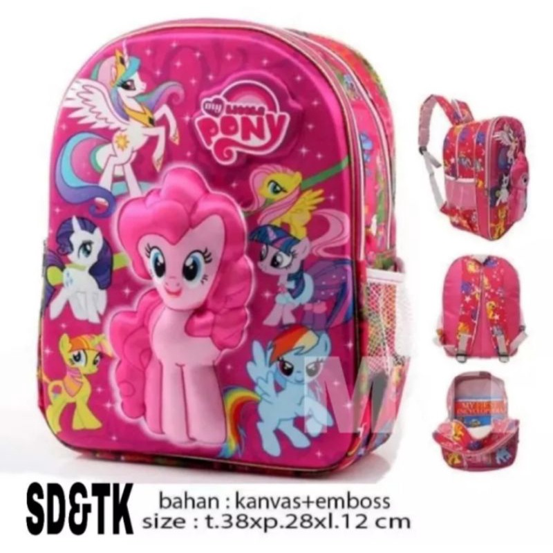 TAS RANSEL ANAK LUCU SD&amp;TK EMBOS 3D,MURAH MERIAH BERKUALITAS