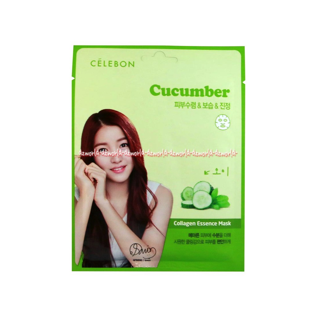 Celebon Collagen Essence Mask Masker Celebon dari Korea Seawed Vitamin