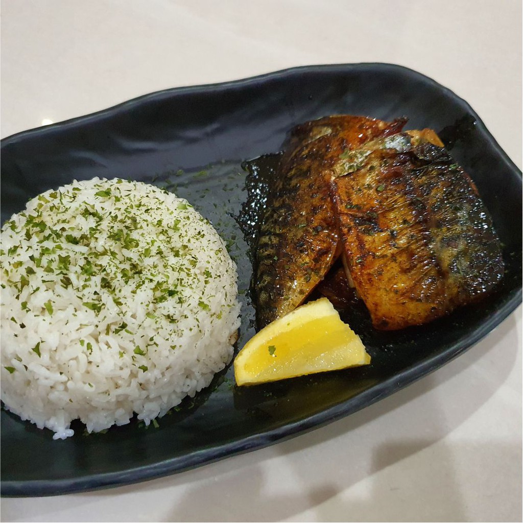

Saba Shioyaki Grill 150 gr + Rice Halal