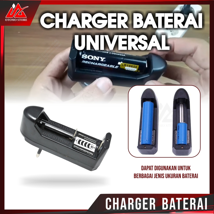 CHARGER BATERAI UNIVERSAL Charger Baterai Universal AA/AAA Charger Pengisi Daya 1 Slot High Quality