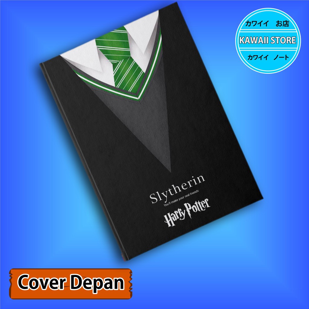 

Notebook / Pocket book Hard Cover HARRY POTTER ASRAMA SLYTHERIN uk A5 & A6 / Notes Book