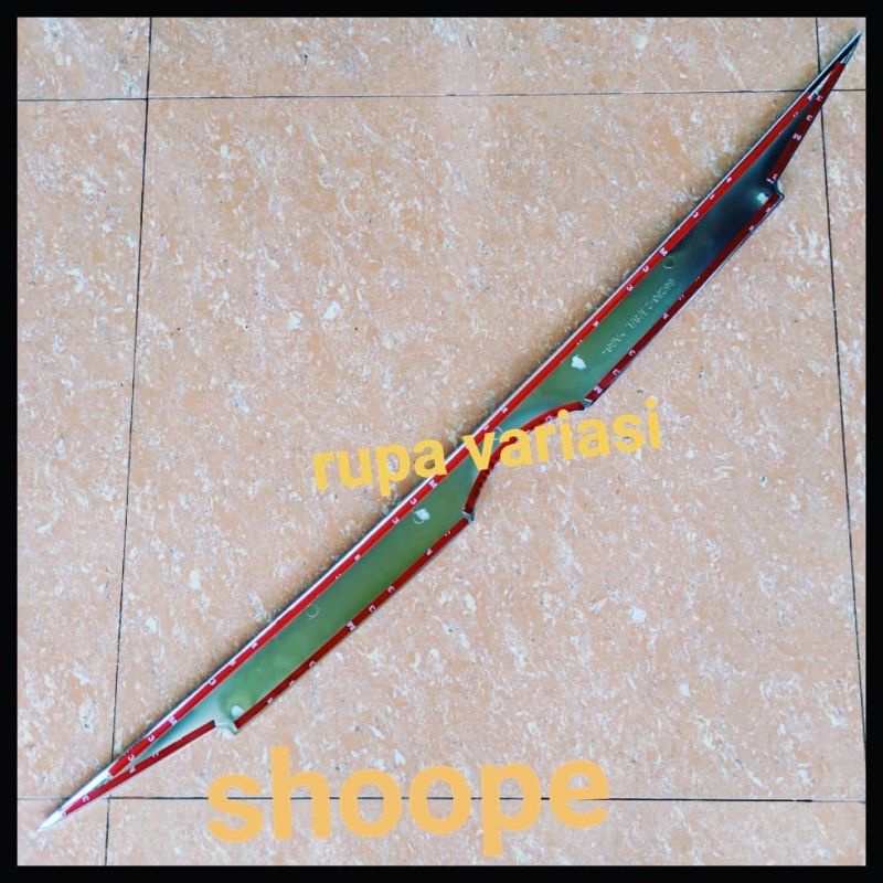 lis list kaca pintu bagasi belakang trundlite inova innova reborn ribon 2016 sampai 2025 tempel chrome 2017 2018 2019 2020 2021 2022 2023 2024 tipe E G Q V diesel venturer