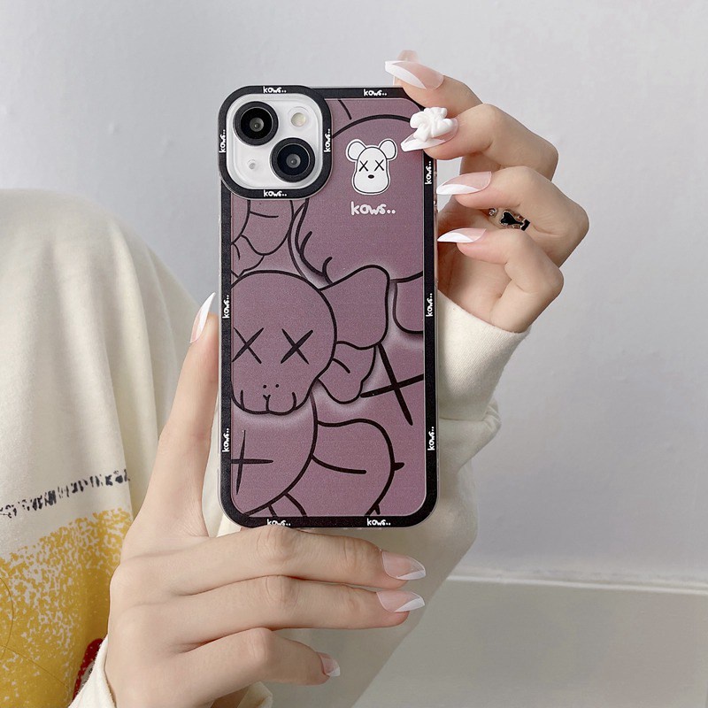 Violent Bear Soft Case iP iPhone 11 12 13 Pro Max 6 6S 7 8 + Plus X XR SE 2020 XS Max Casing