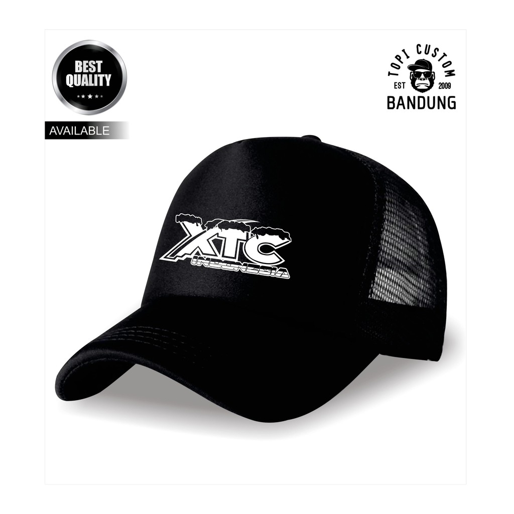 Topi Trucker XTC Pria Wanita Topi Jaring Jala XTC Trucker Cap Bisa Tulis Nama Bisa COD Gratis Masker Original High Premium Qualit