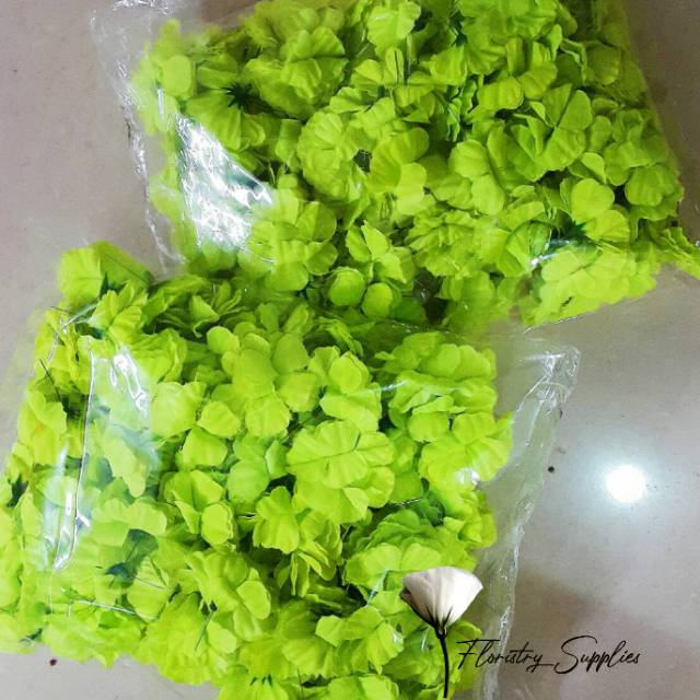 

[CHAT TERLEBIH DAHULU] Bunga Suyok/Bunga Papan Warna Hijau Stabilo Grade A dan C ±100 Pcs + Jarum