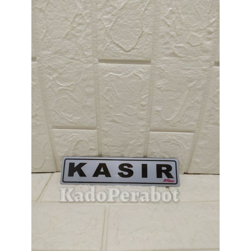 Stiker kasir - label tempel kasir - label kasir tempel