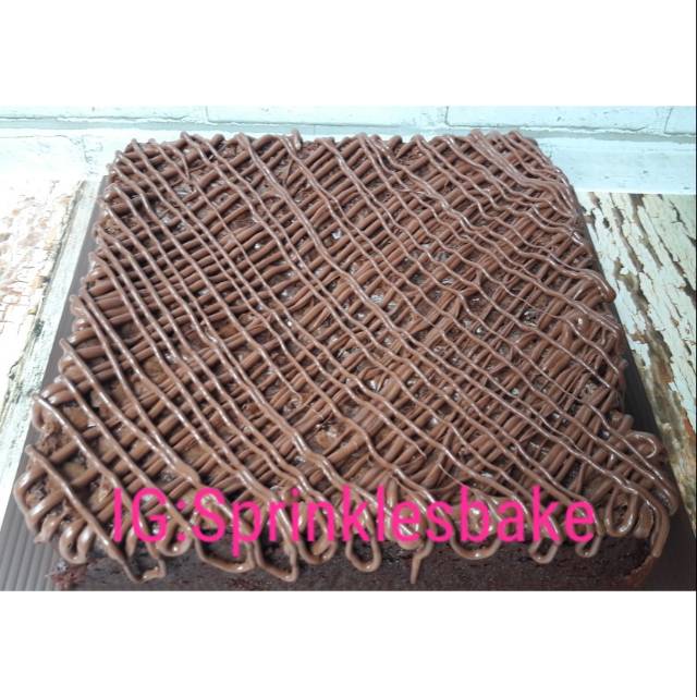 

Nutella brownies size 20 x 20