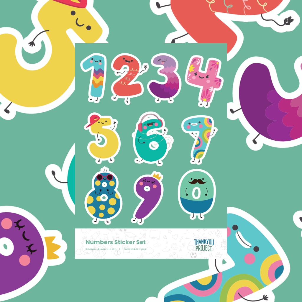 

Sticker set educational - stiker edukasi anak - stiker tumblr