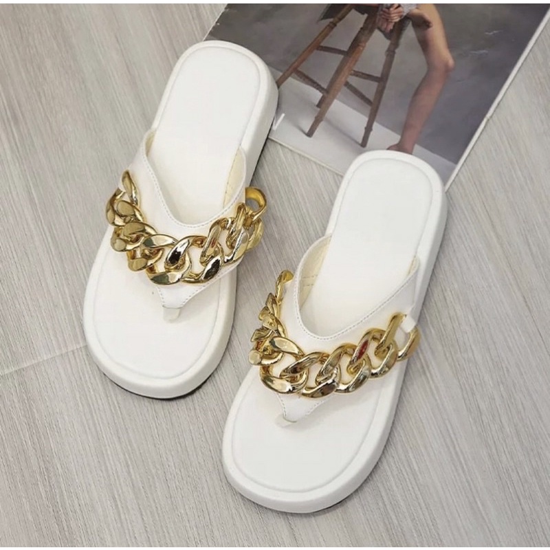 wedgesjepit z666 sepatu sendal wanita import realpict