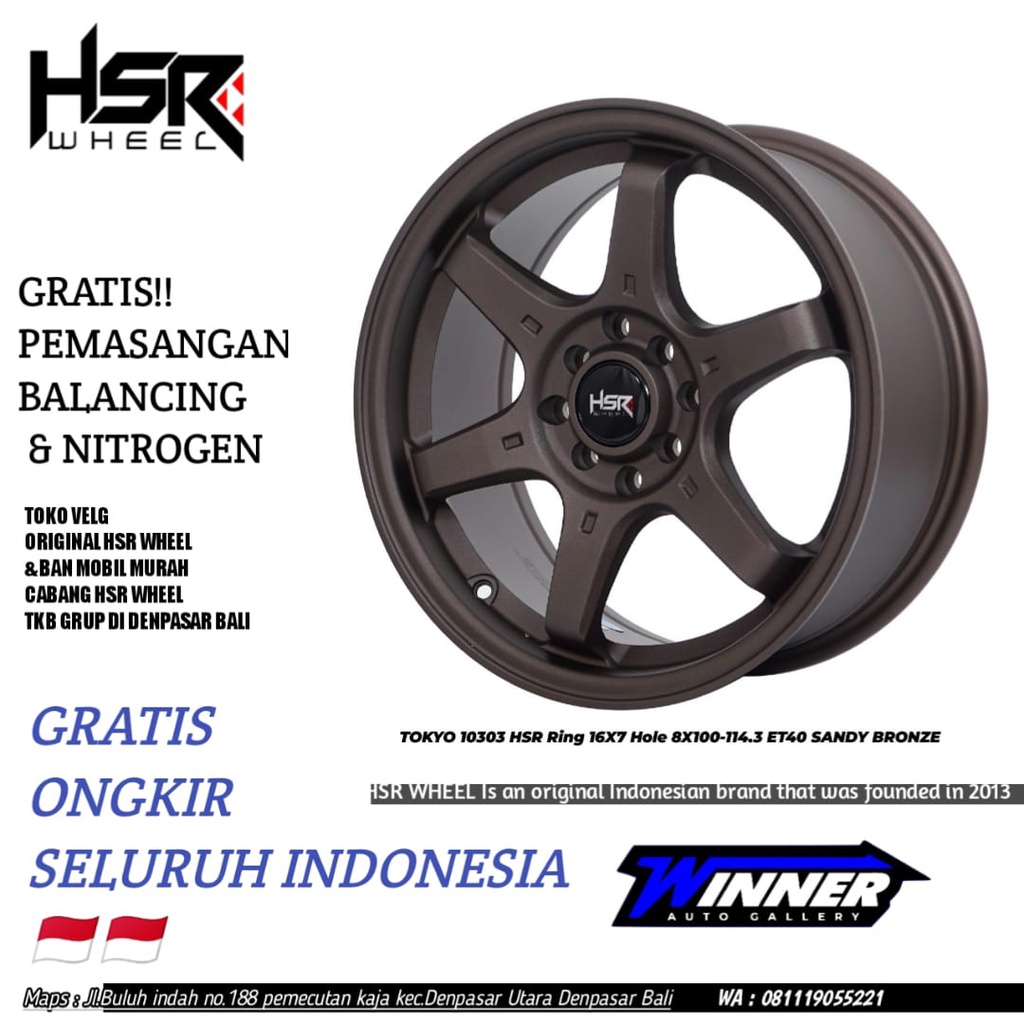 Velg Racing TE37 Ring 16 Velg Mobill Brio Agya Alya DLL - HSR Tokyo