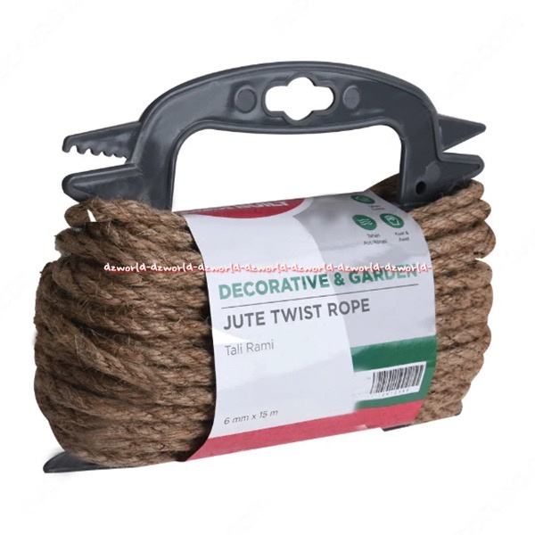 Maxbuilt Multipurpose Rope Sisal Twist Rope 15m Brown Tali Tambang Sangat Kuat Max Built Multi Purpose Ropes Sissal Maxt Built