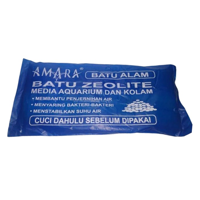 Batu Zeolite AMARA Zeolit Media Filter Aquarium Kolam Ikan Akuarium