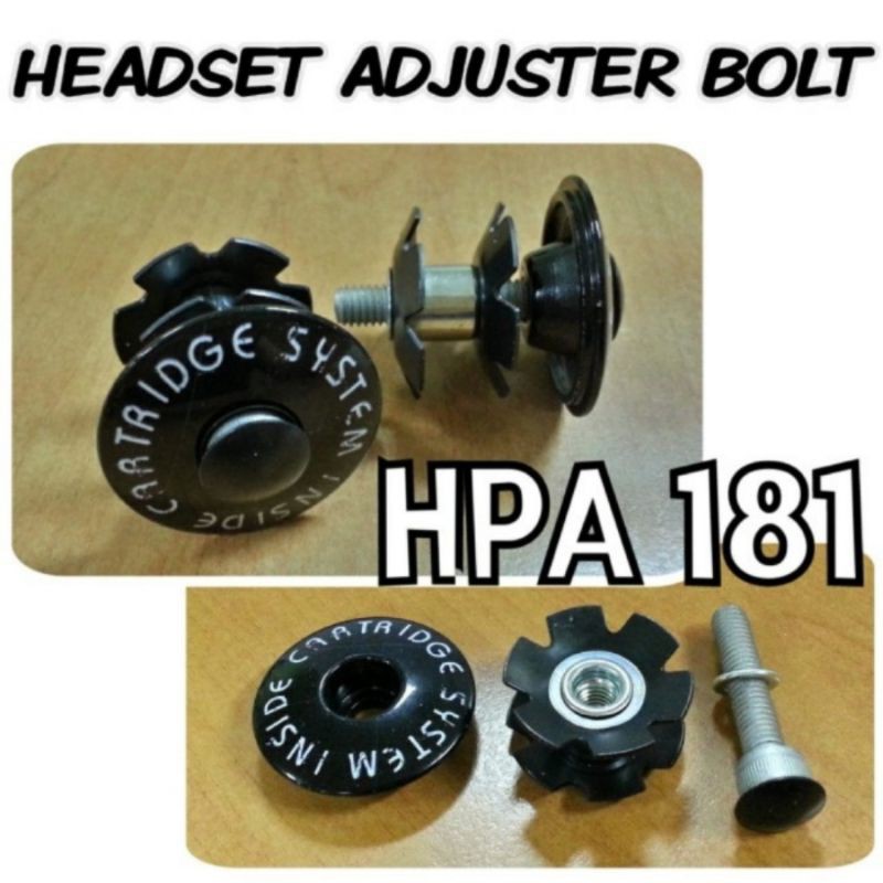 Jangkark Fork/Star nut matahari/Headset Adjuster Bolt / Baut Pengunci Stem