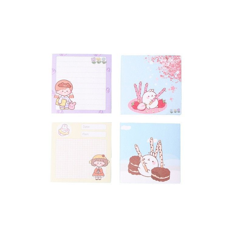 MEMO PAD aesthetic cute design karakter animasi molang-1