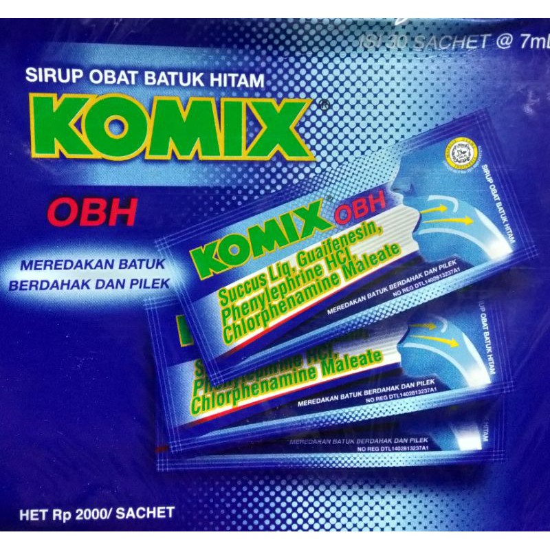 Komix OBH obat batuk sachet 7 ml