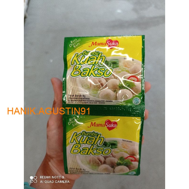 

Bumbu Kuah Bakso Mamasuka 8gr (12 Pcs) SS91