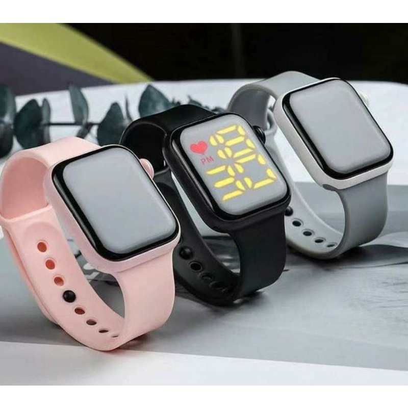 COD√Jam Tangan Digital Anti Air Rubber Touchscreen Fashion Import Pria Wanita Anak Remaja Premium