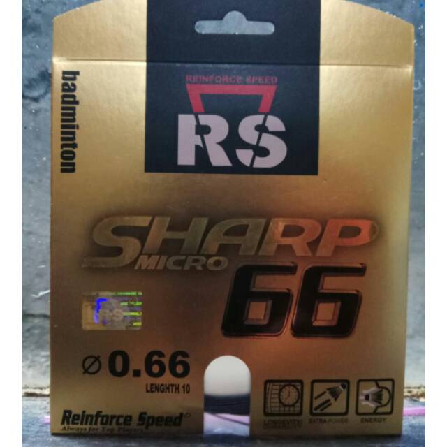 Senar Raket Badminton RS Sharp micro 66