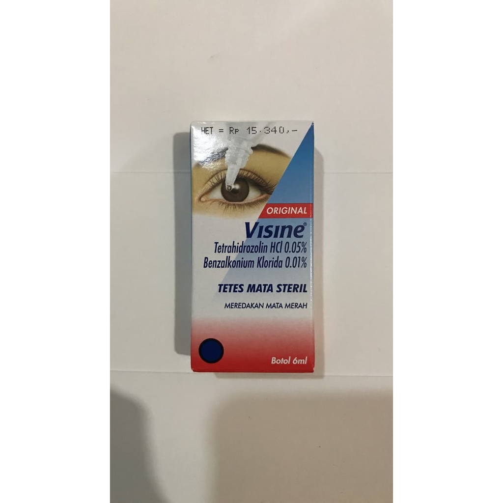 Obat Tetes Mata Visine 6ml 6 ml Boto Kecil Grosir Dus Merah Lusin Pak