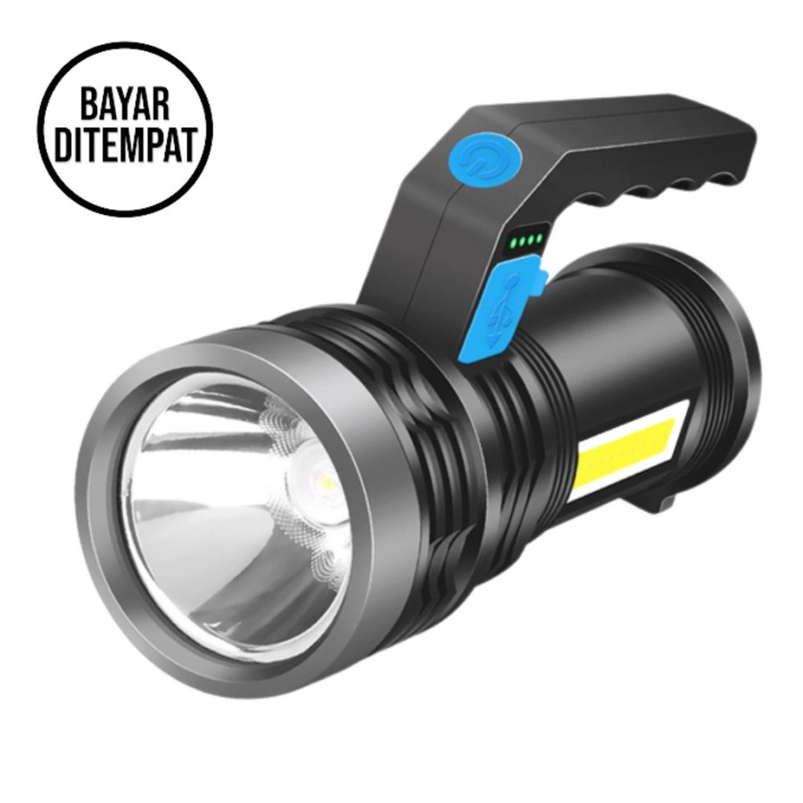 COD SENTER TANGAN + LAMPU EMERGENCY MULTIFUNGSI WORK LIGHTS 3W+10*COB