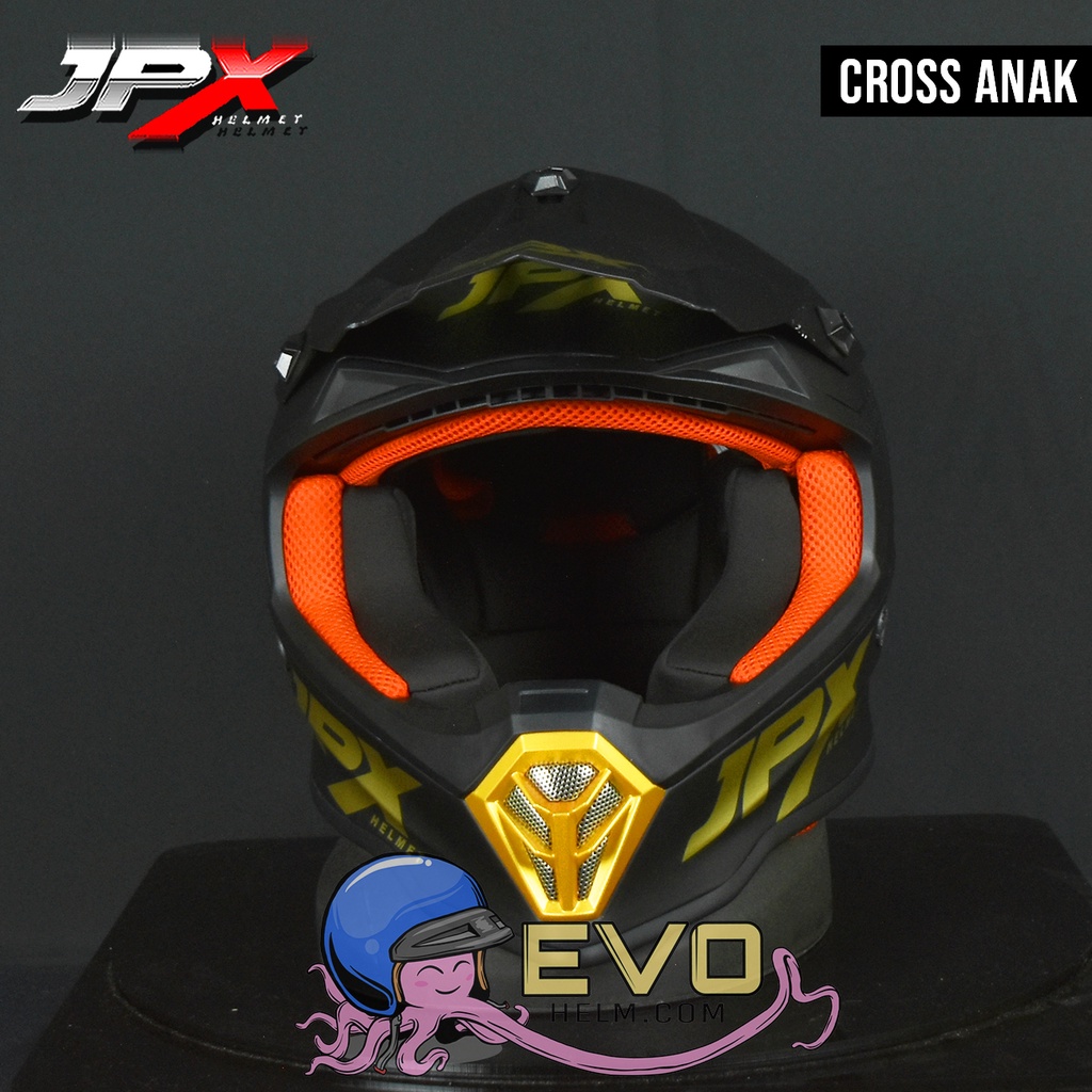 HELM CROSS ANAK JPX ORIGINAL UMUR 5 - 14 TAHUN JPX - HELM JPX FOX1 JR CROSS KIDS