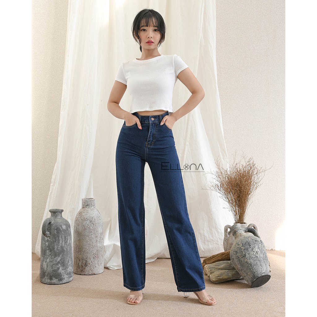 OSSO JEANS - Fiona Kulot Jeans Biru Tua