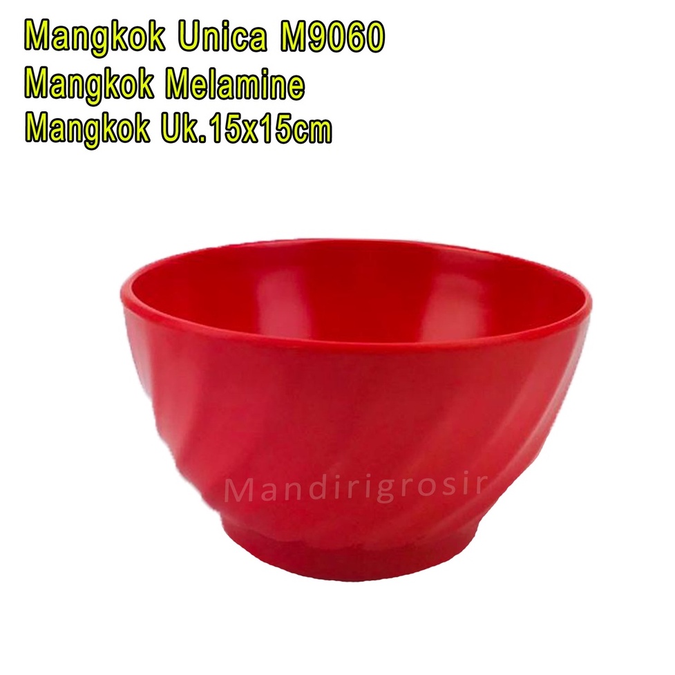 Mangkok Serbaguna *Mangkok Unica M9060 * Mangkok Melamine * Uk.15x15cm