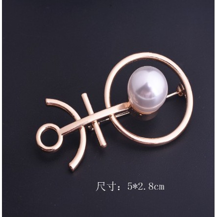 {Lav - F490} Mutiara Bros Korea Berlian / Bros Pin Pearl / Brooch Mutiara Wanita / Aksesoris Fashion-F490 B3