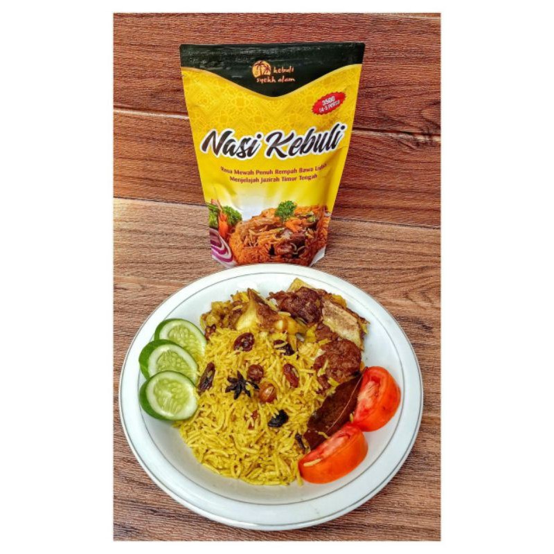 

Kebuli Instan Beras Basmati Arab Syekh Alam - Nasi Kebuli