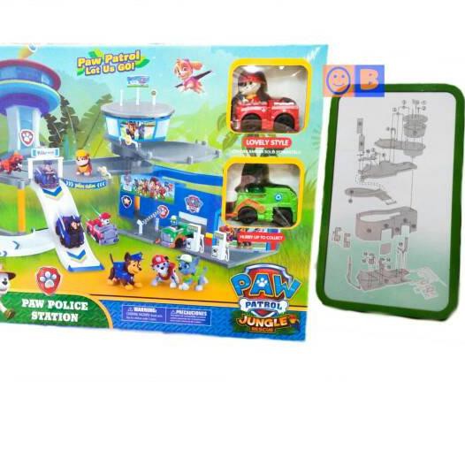 ρ¼ IG0891 ¢ Paw patrol police station mainan markas paw patrol ¢ρ$ρ