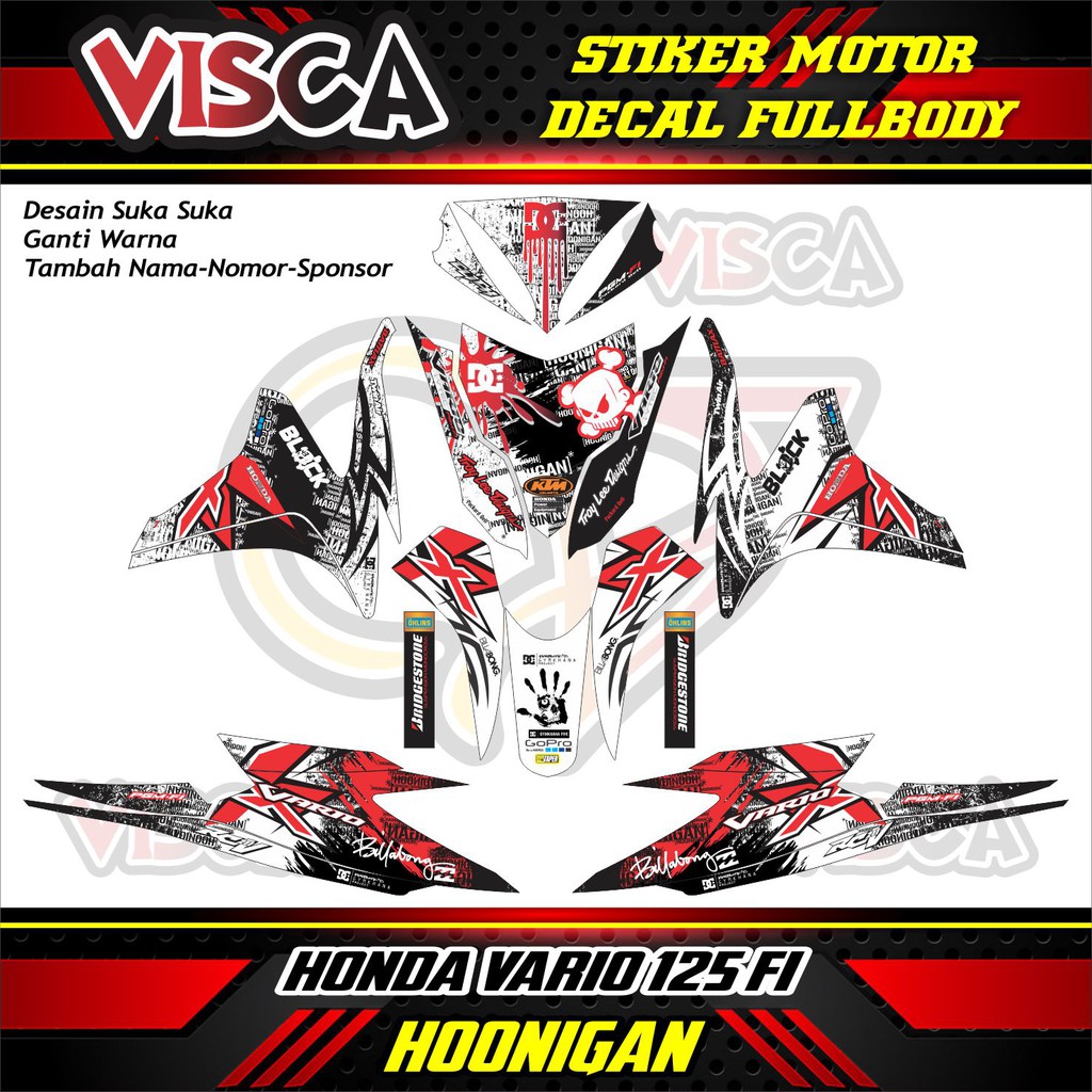 Dekal Vario Stiker Motor Vario Stiker Motor Vario 125 Stiker New